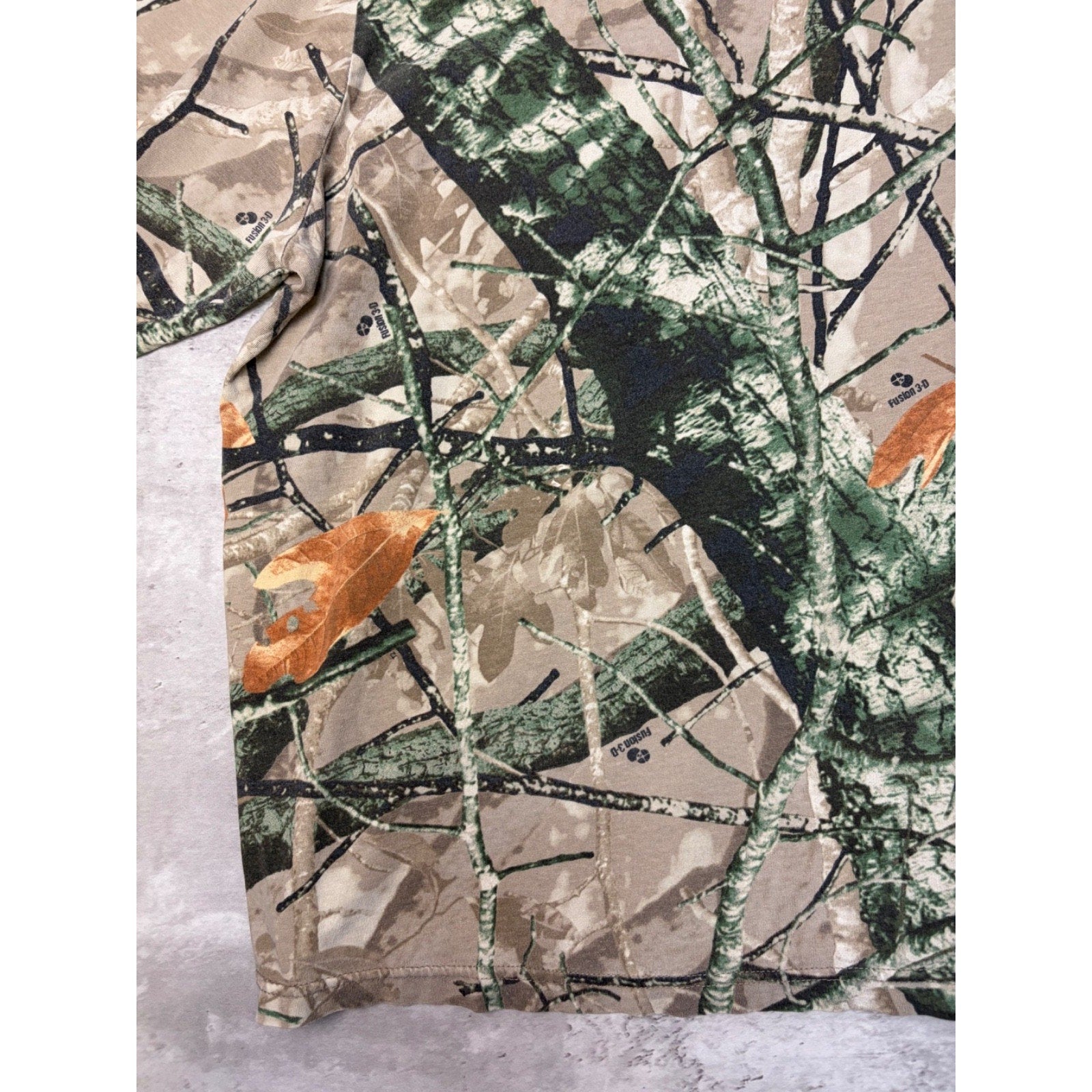 Vintage Outfitters Ridge 3D Fusion Hunting Camo Long Sleeve T-Shirt Size 2XL