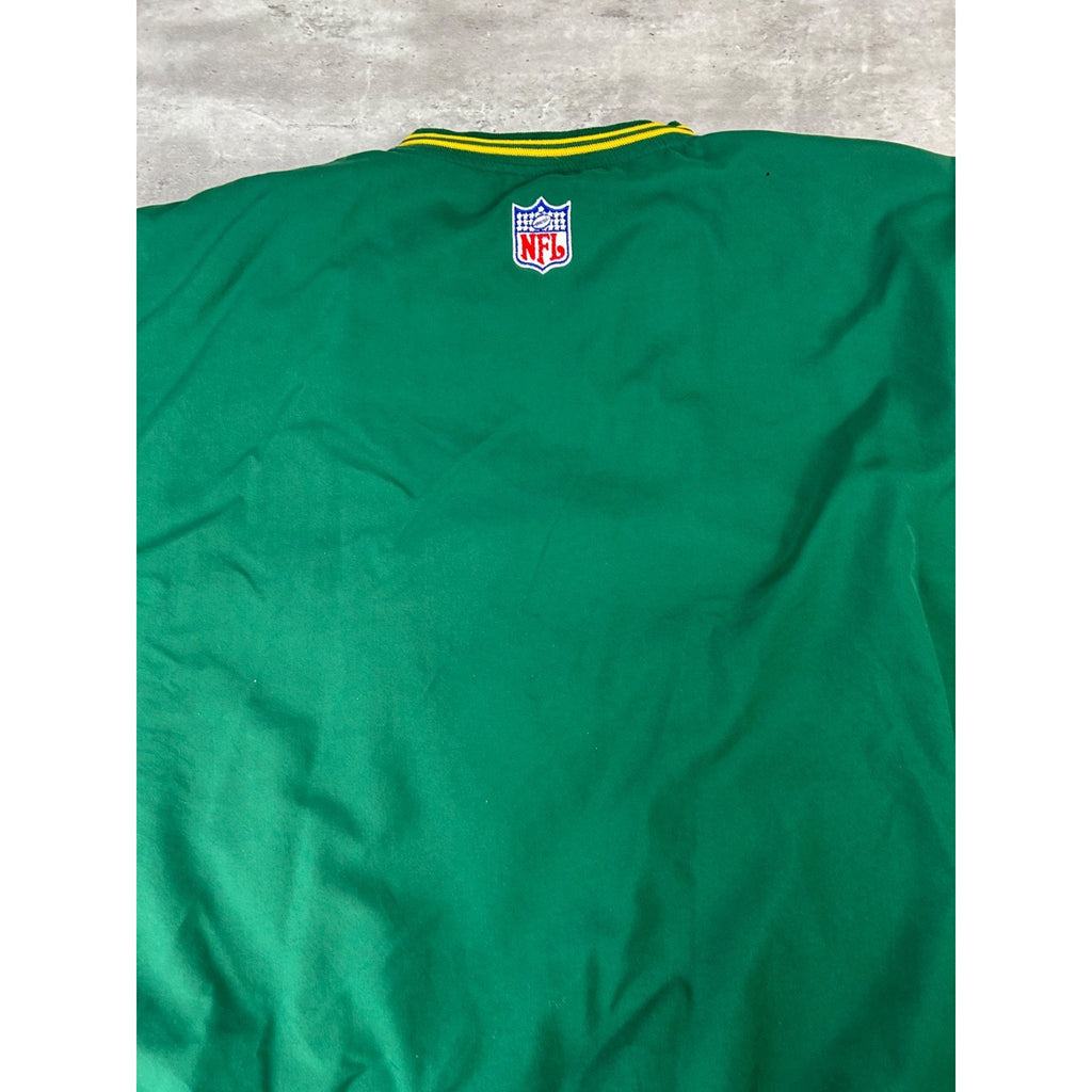 Vintage Green Bay Packers NFL Reebok Pullover Windbreaker Jacket Size 2XL