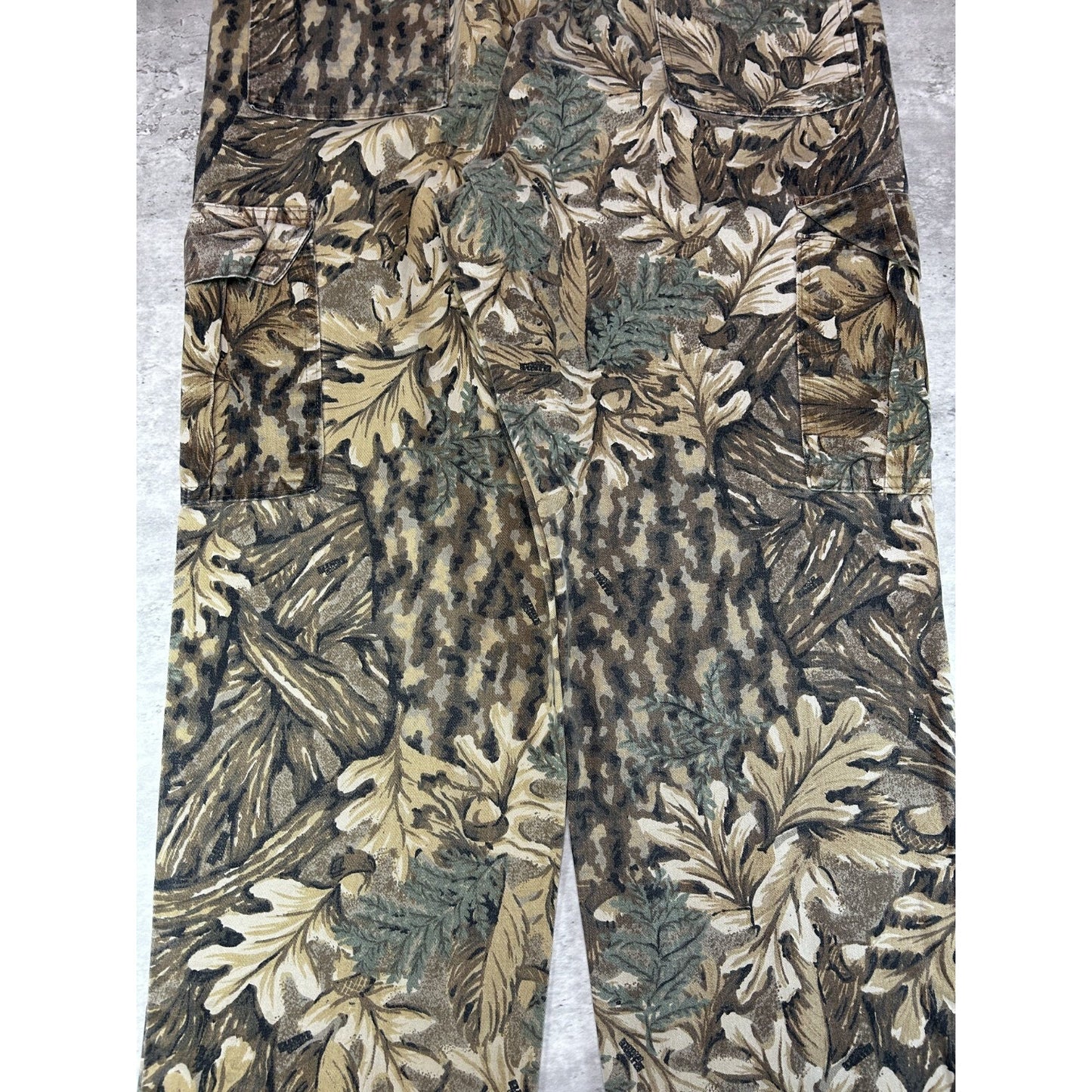 Vintage 90s Kleine Camo Tactical Hunting Cargo Pants Size 38 Green/Brown