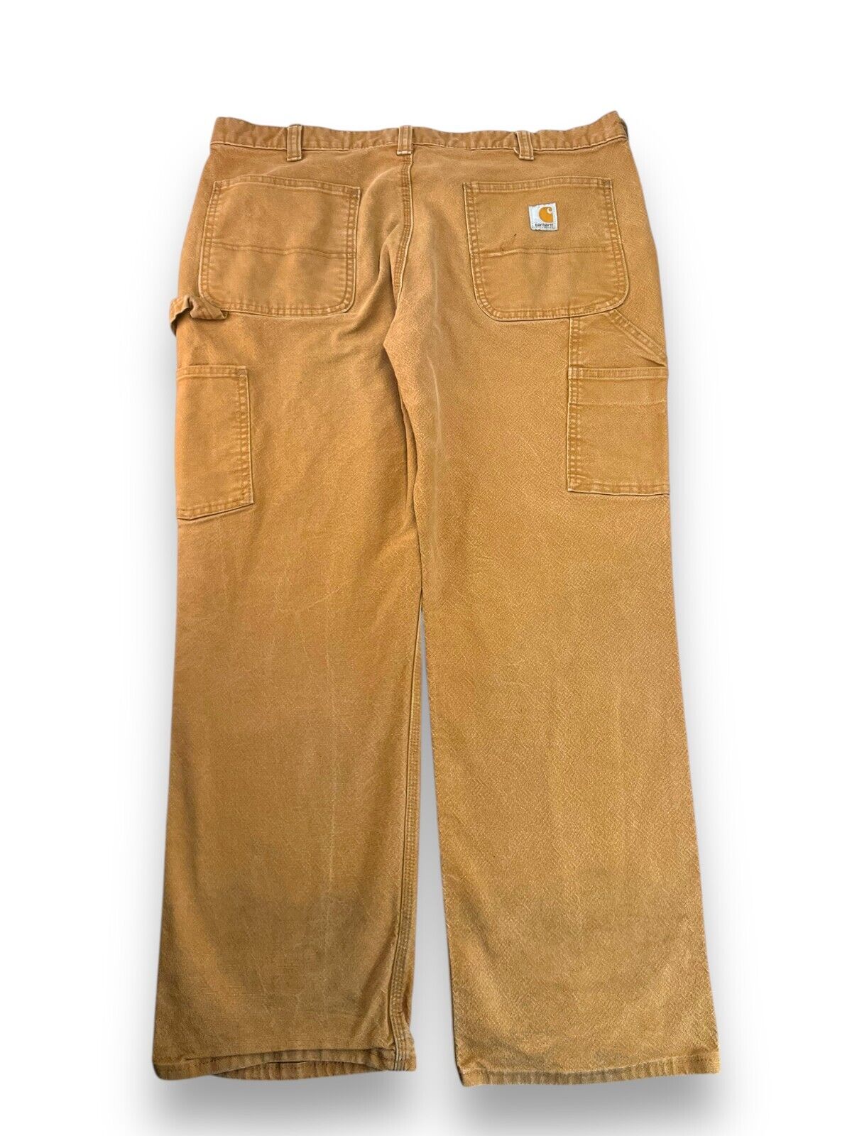 Carhartt Relaxed Fit Canvas Workwear Carpenter Pants Size 38W Beige