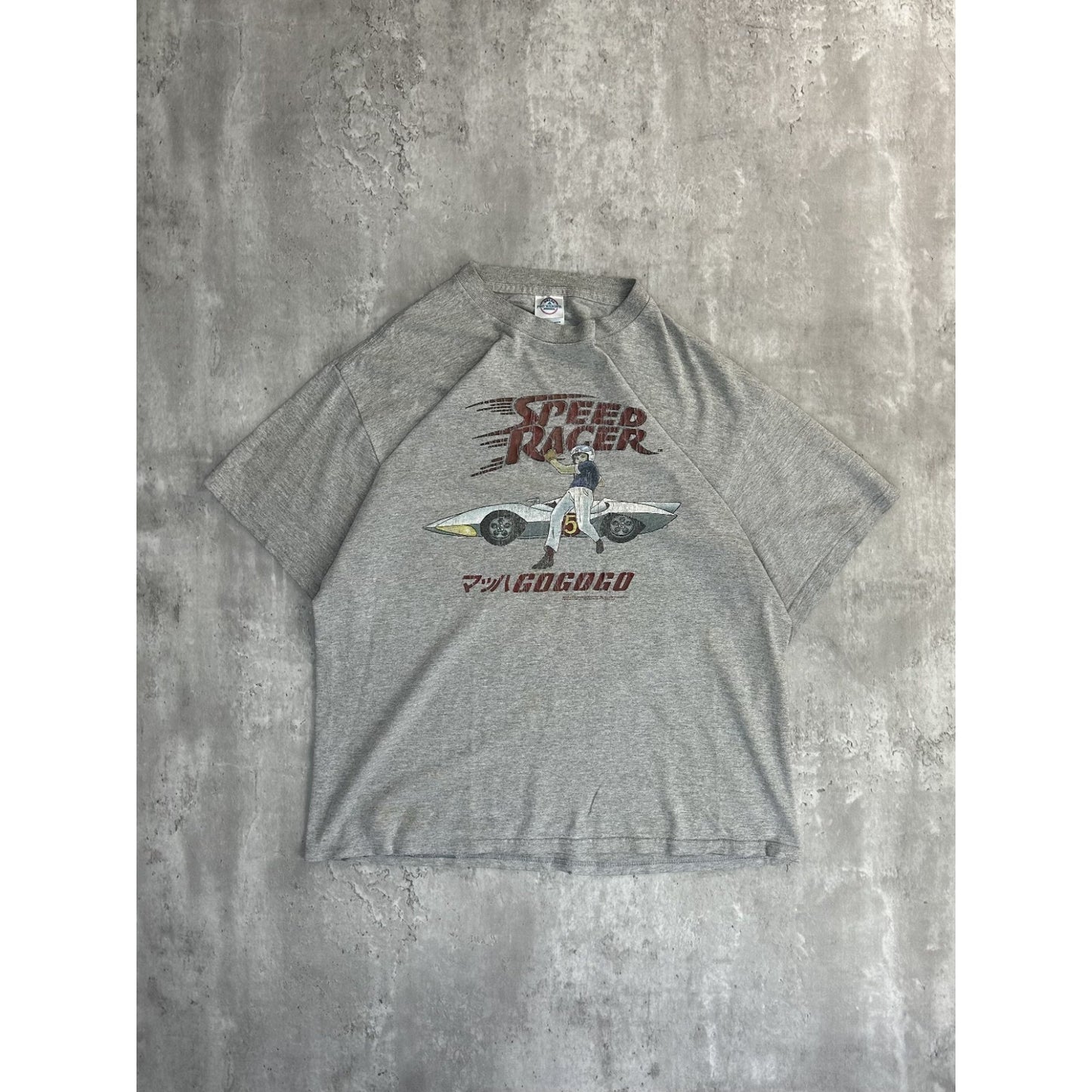 Vintage 2000s Speed Racer Anime TV Show Promo Graphic T-Shirt Size Large