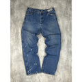 Dickies Dark Wash Denim Workwear Denim Pants Size 36 Blue