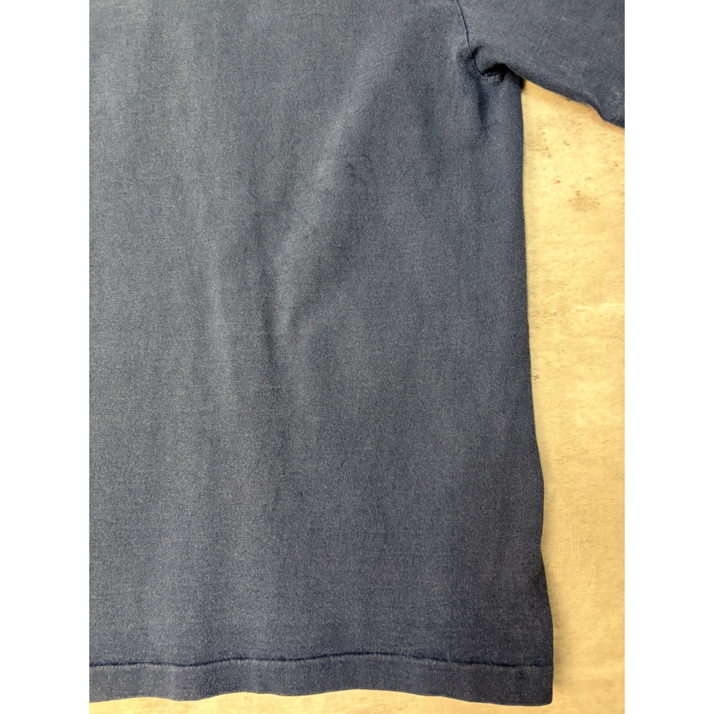 Vintage Beaver Canoe Crest Logo Graphic T-Shirt Size Medium