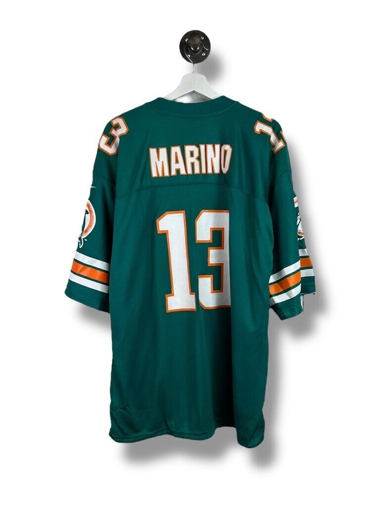 Vintage 90s Dan Marino #13 Miami Dolphins Reversible Football Jersey Size XL