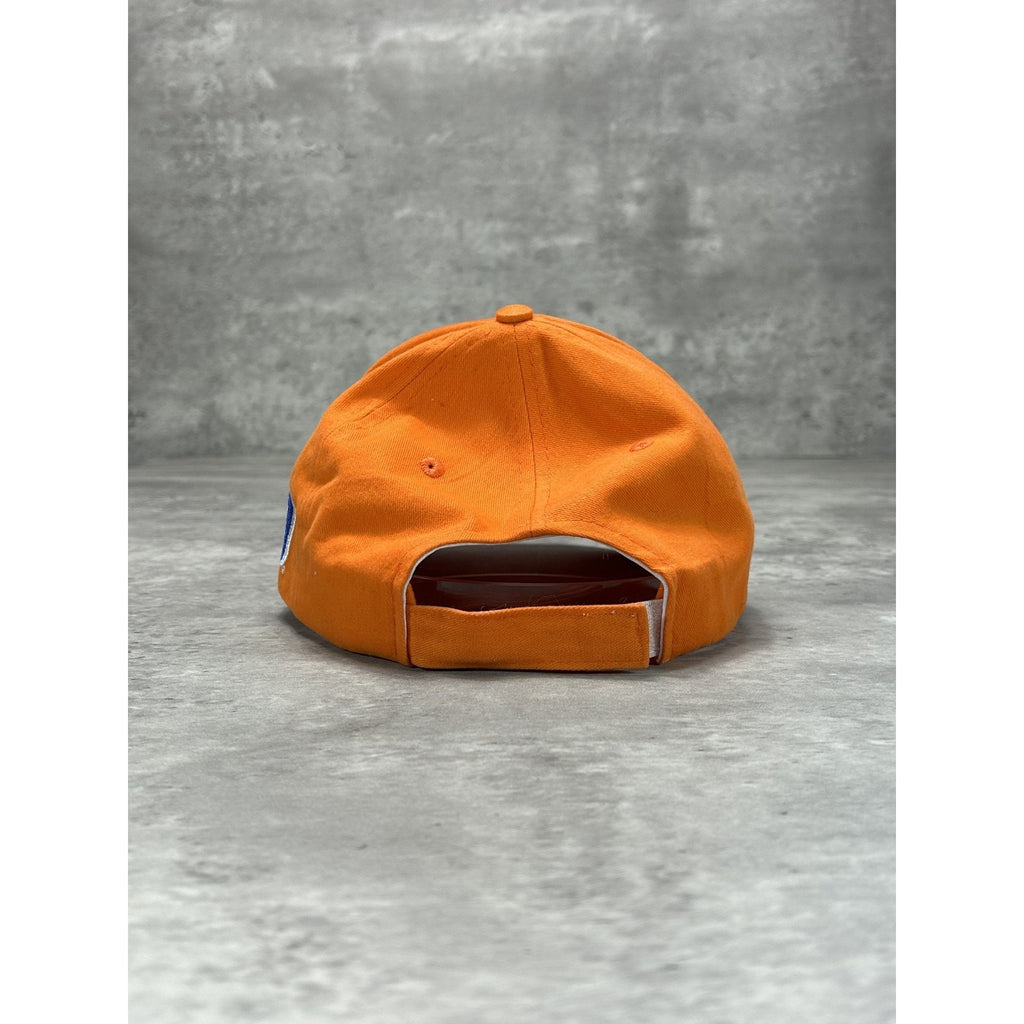 Vintage Tide Racing Embroidered Spellout Nascar Strapback Hat OSFA Orange