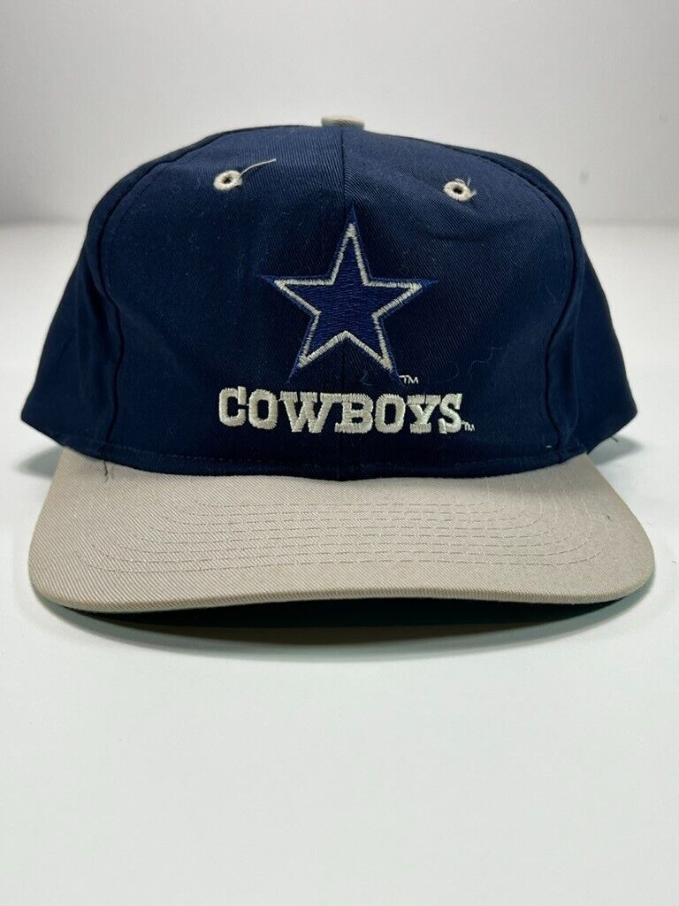 Vintage Dallas Cowboys NFL Embroidered Logo Spellout Snapback Hat OSFA