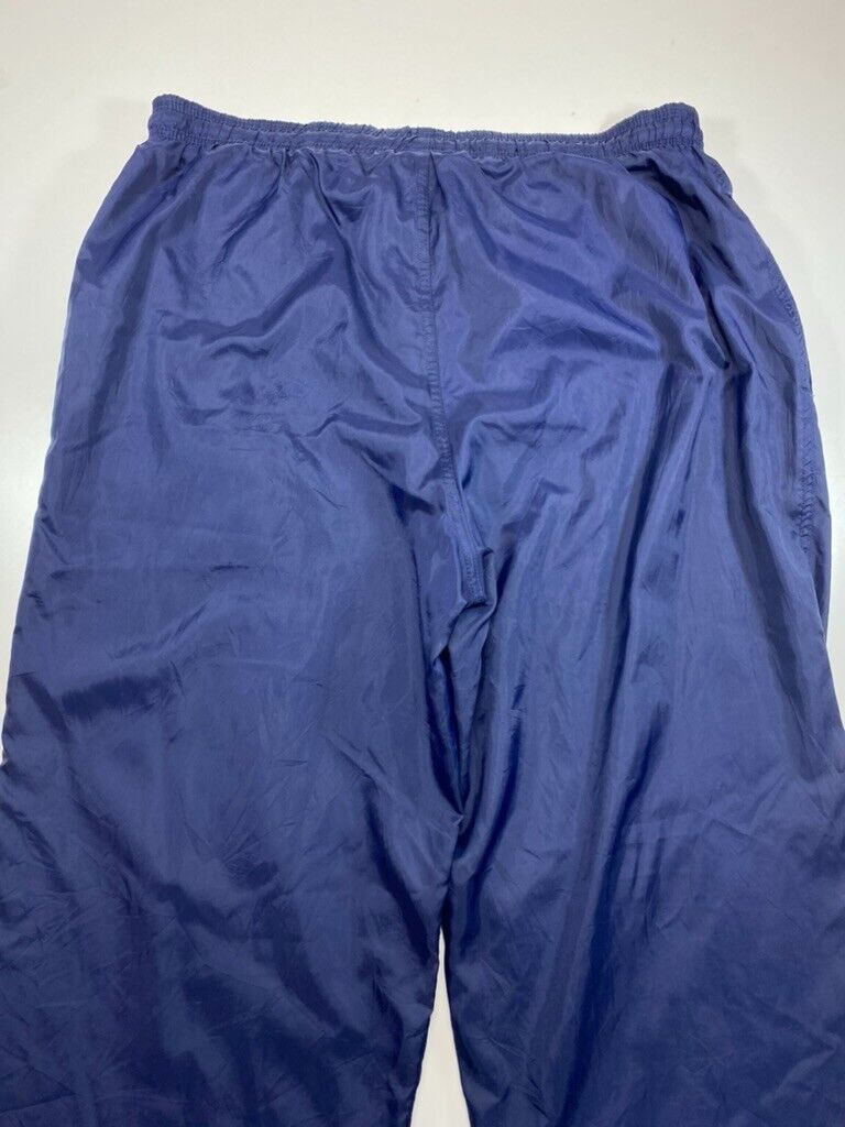 Vintage 90s Adidas Insulated Adjustable Nylon Splash Pants Size 32W Blue