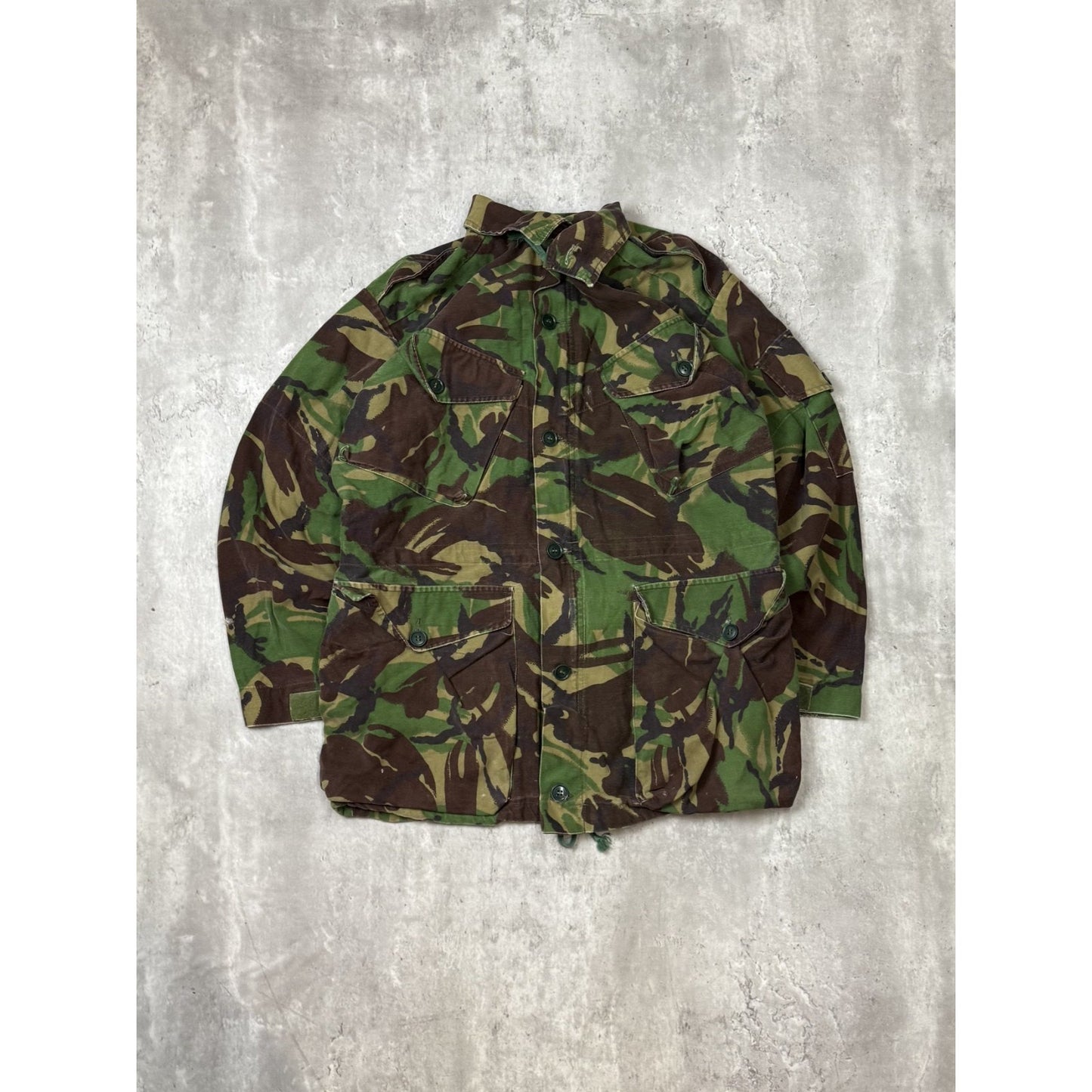 Vintage 80s/90s British Military DPM Lizard Camo Smock Jacket Size Large