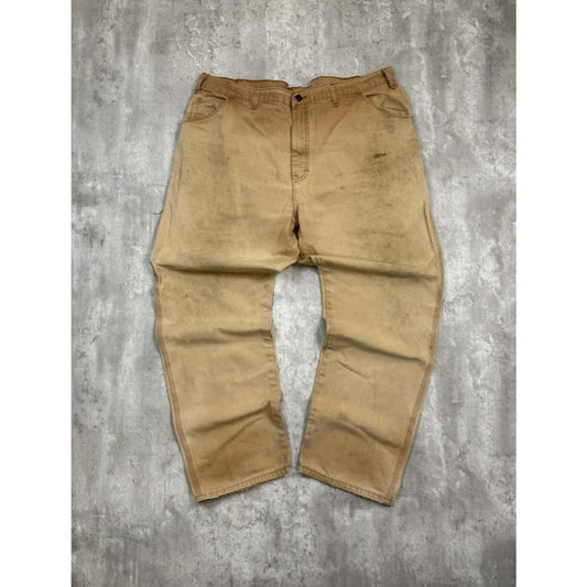 Vintage Dickies Canvas Workwear Carpenter Pants Size 42 Beige