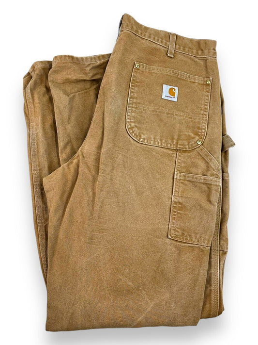 Vintage 90s Carhartt Canvas Workwear Double Knee Carpenter Pants Size 36