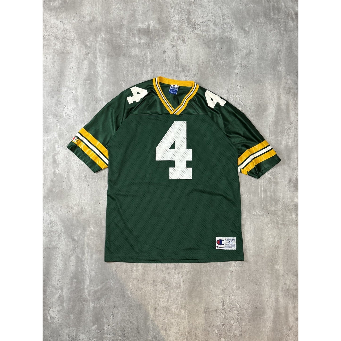 Vintage 90s Brett Favre #4 Green Bay Packers NFL Champion Jersey Size Large