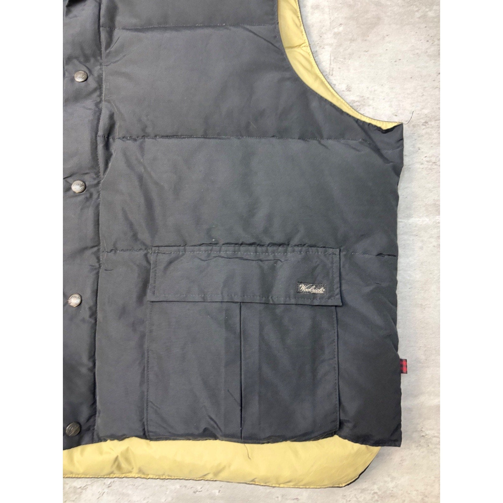 Vintage Woolrich Full Zip Puffer Vest Jacket Size 2XL