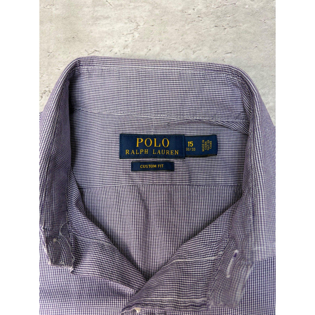 Vintage Polo Ralph Lauren Long Sleeve Button Up Shirt Size Large