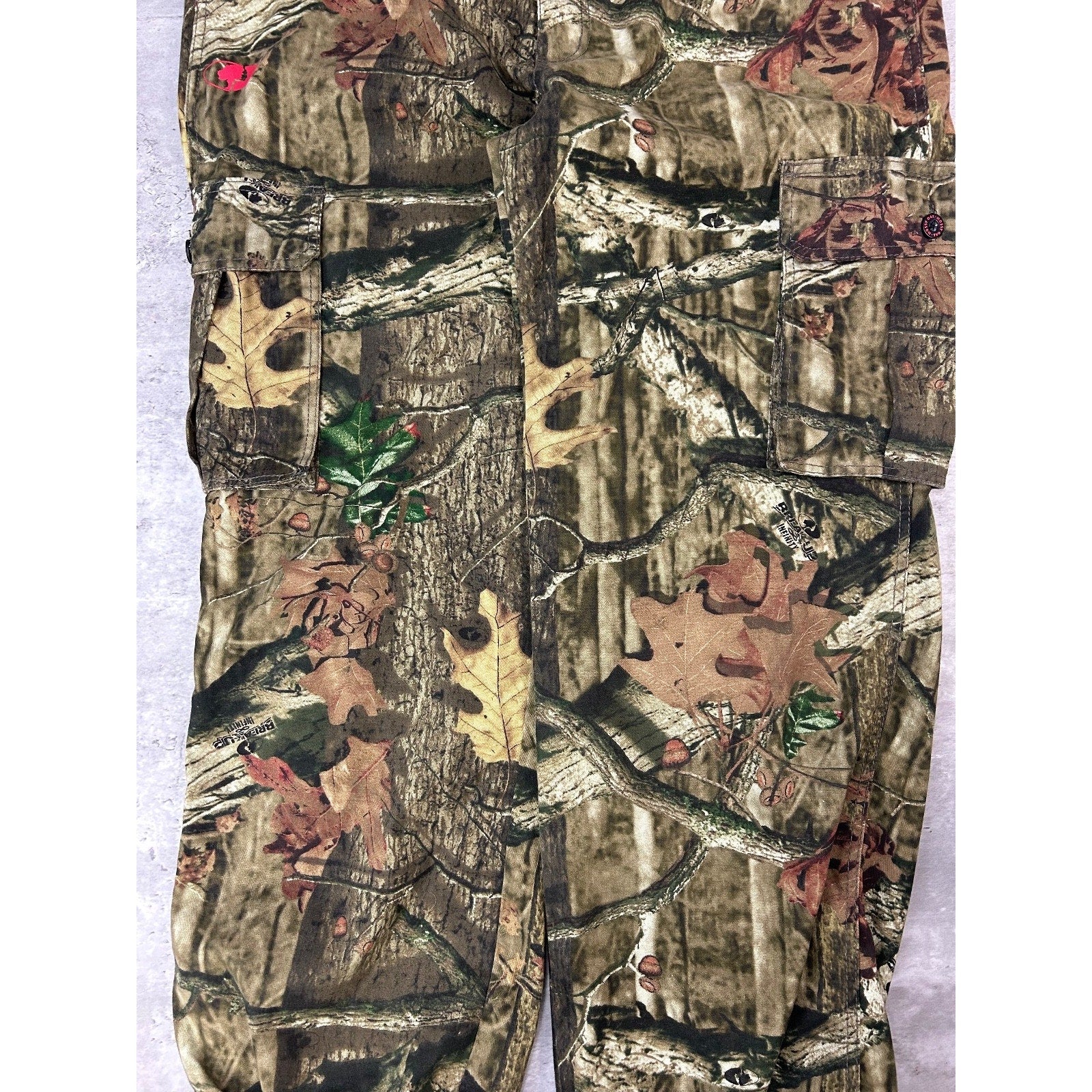 Vintage Womens Mossy Oak Breakup Camo Cargo Hunting Pants Size XL