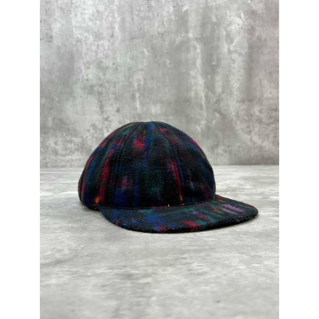 Vintage 90s Nike F.I.T Abstract Fleece Running Strapback Hat OSFA