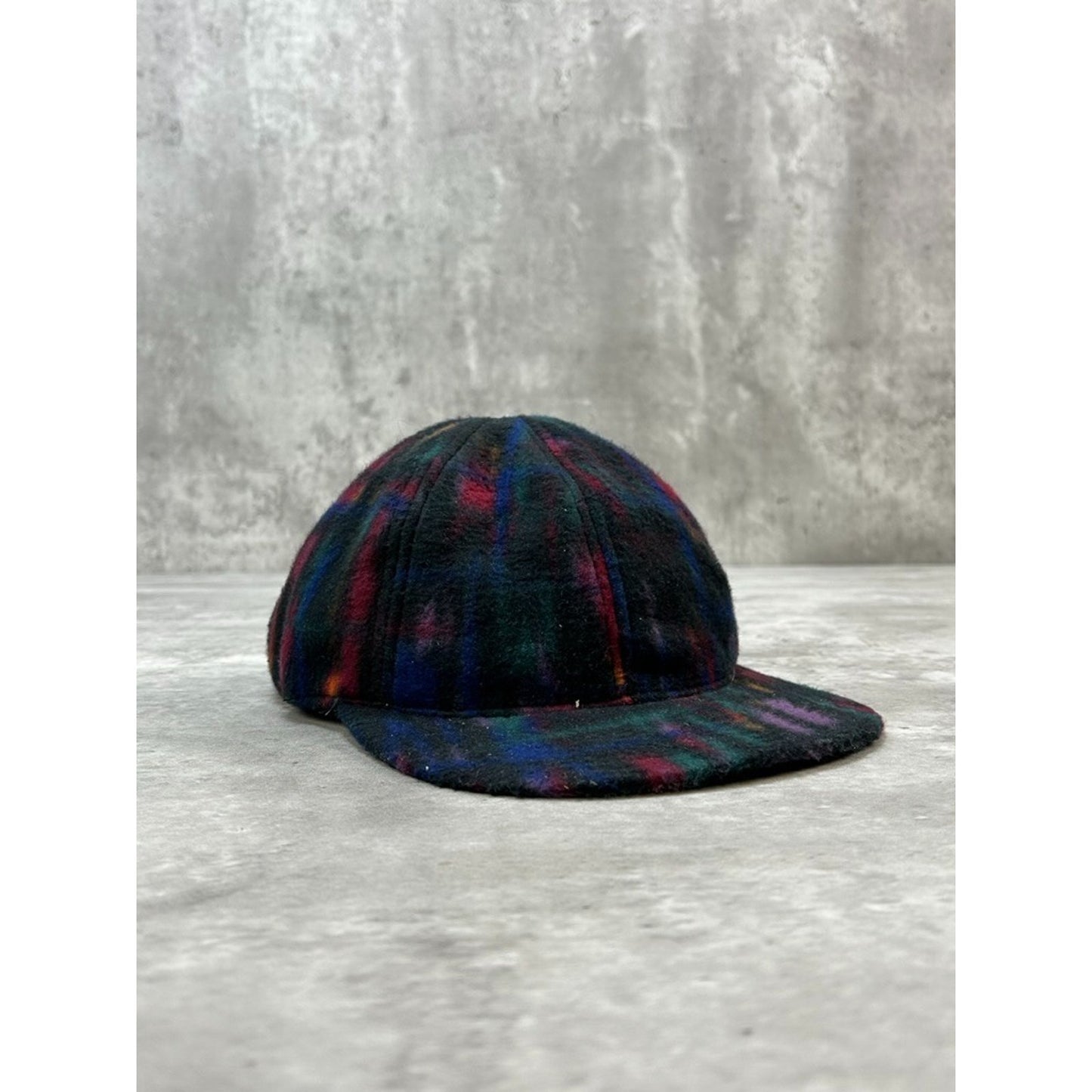 Vintage 90s Nike F.I.T Abstract Fleece Running Strapback Hat OSFA