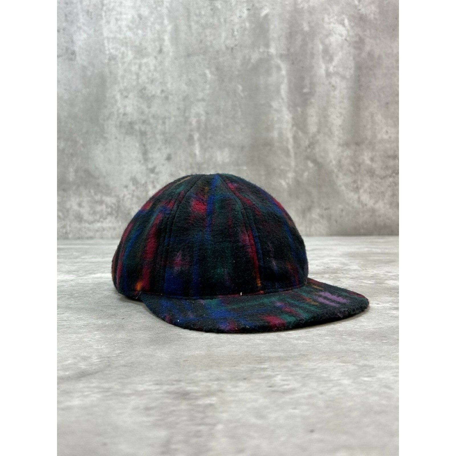 Vintage 90s Nike F.I.T Abstract Fleece Running Strapback Hat OSFA