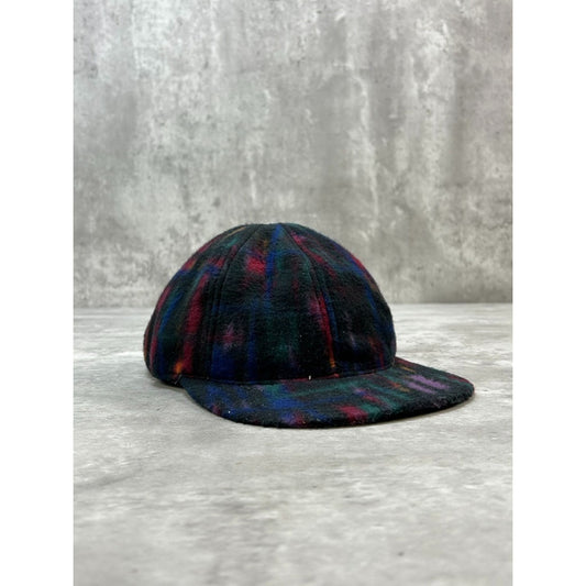 Vintage 90s Nike F.I.T Abstract Fleece Running Strapback Hat OSFA