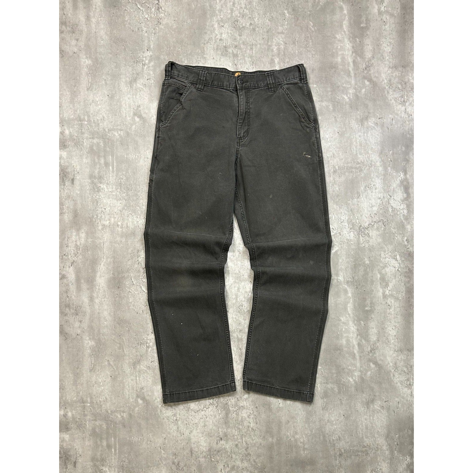 Vintage Carhartt Relaxed Fit Canvas Workwear Five Pocket Pants Size 32