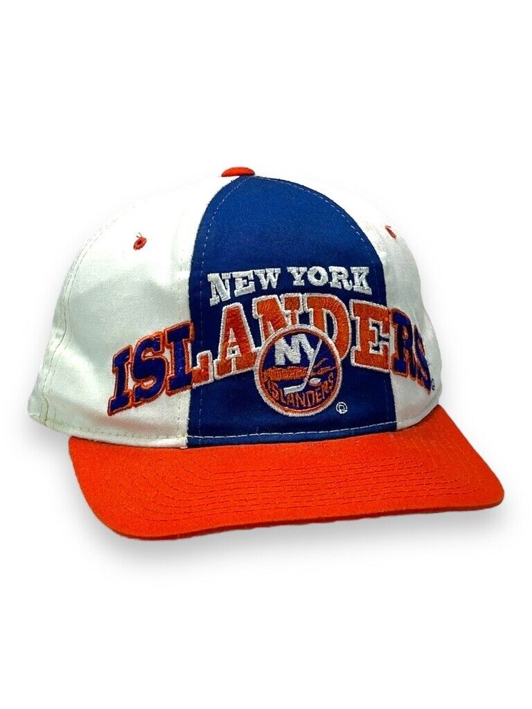 VTG 90s New York Islanders NHL Embroidered Starter Tri-Power Snapback Hat OSFA