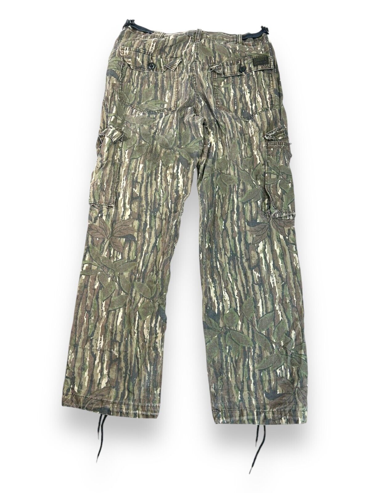 Vintage 90s Liberty Realtree Camo Cargo Ripstop Hunting Pants Size 34