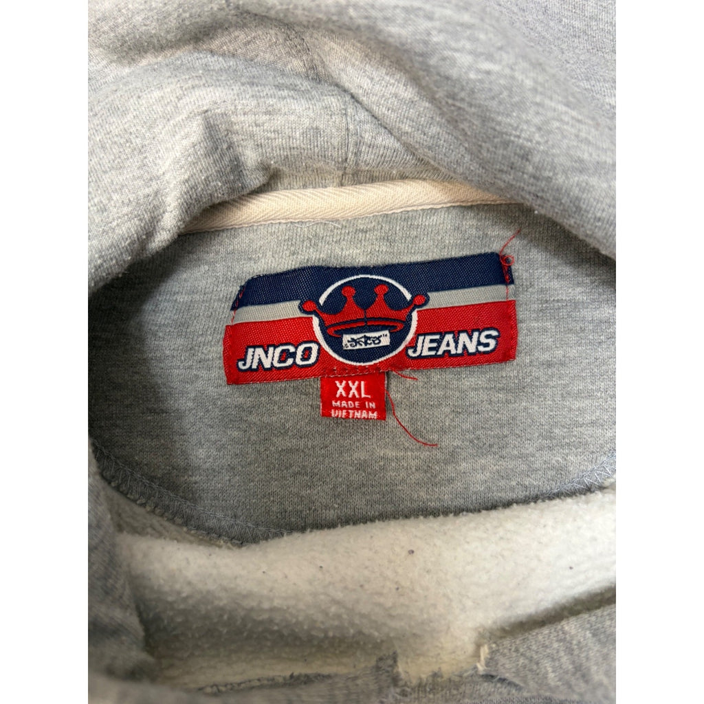 Vintage Y2K JNCO Rollin' 7s Embroidered Dice Graphic Hooded Sweatshirt Size 2XL