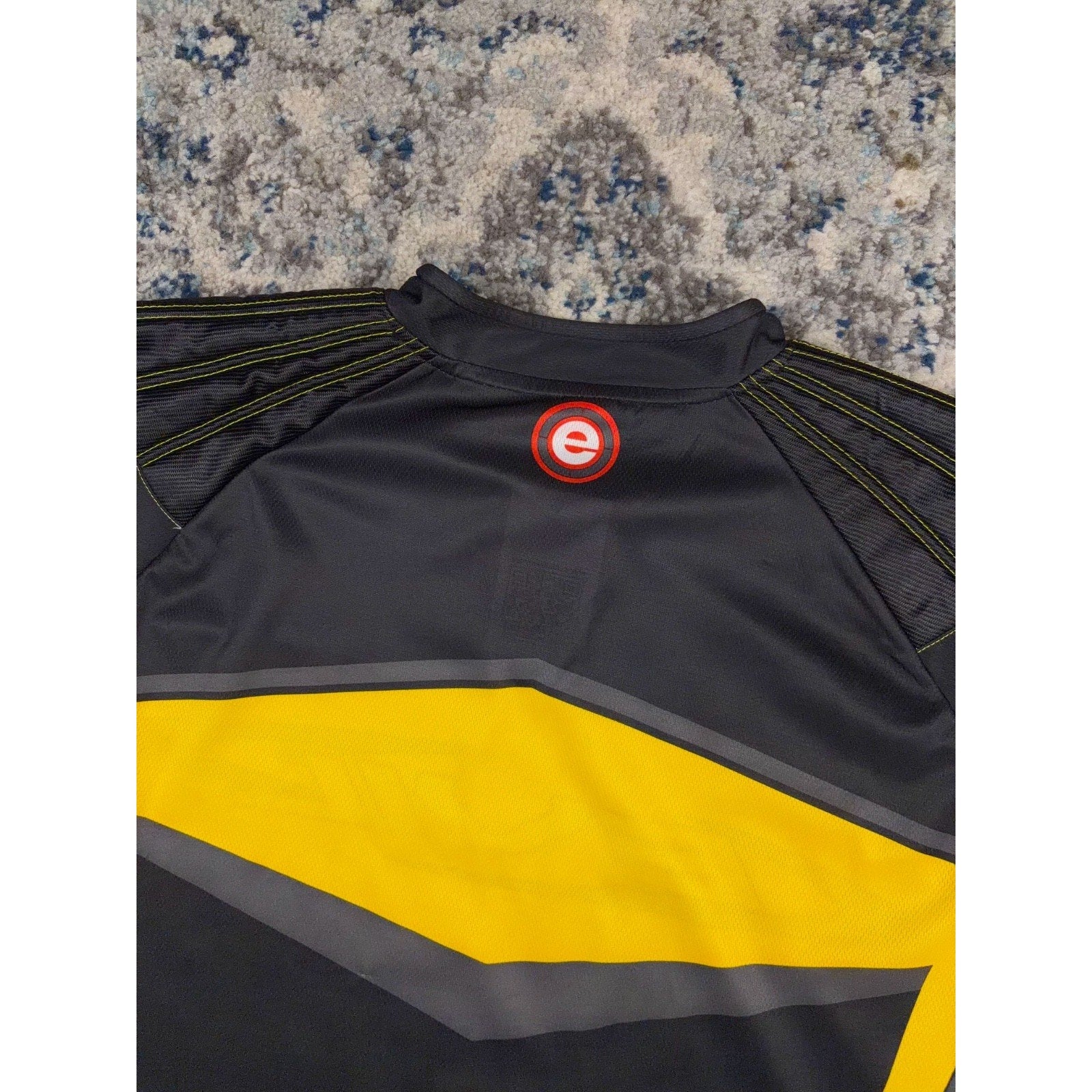 Vintage Evil Paintball Logo Spellout Padded Long Sleeve Jersey Size 2XL
