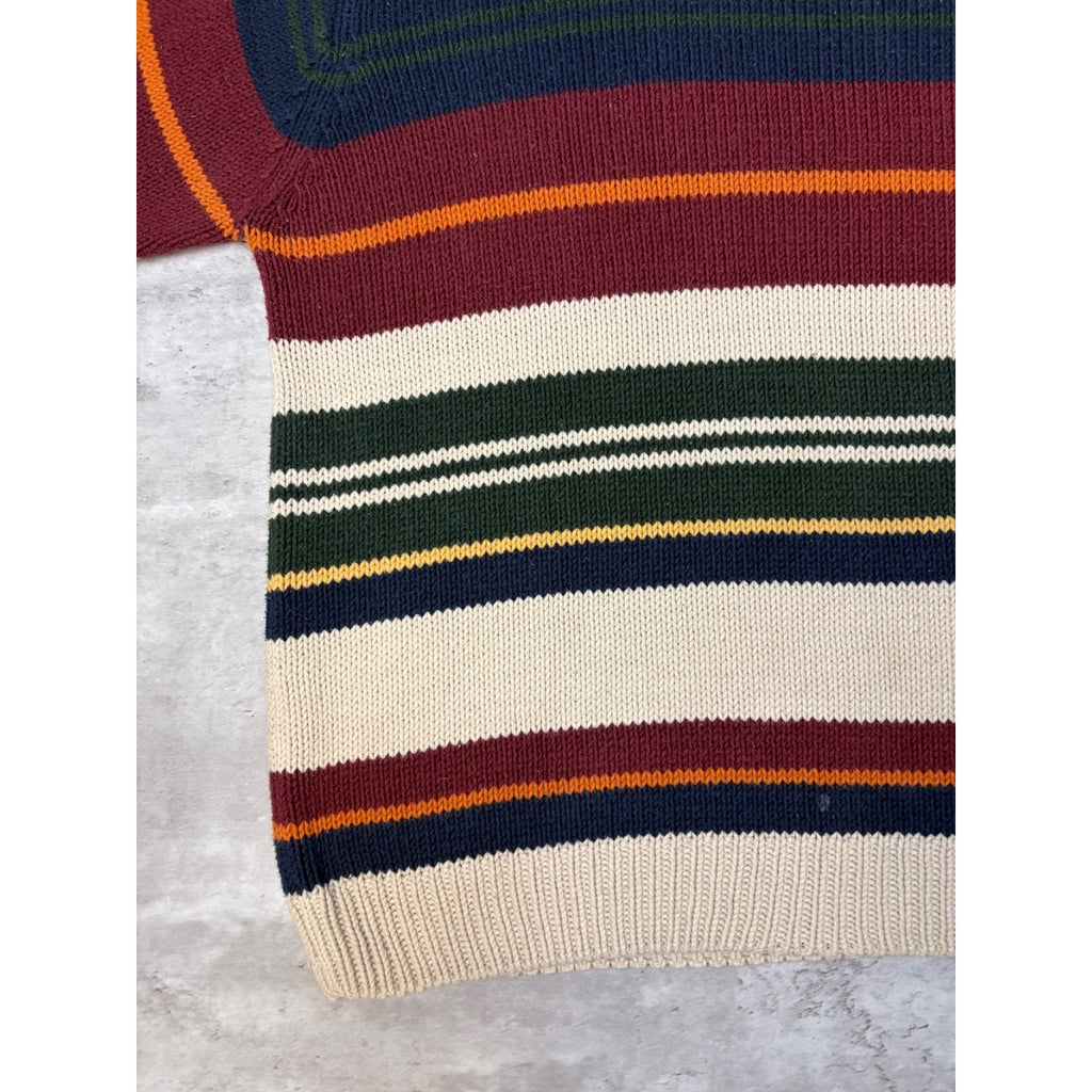 Vintage Dockers Multicolour Stripe Pullover Knit Sweater Size XL