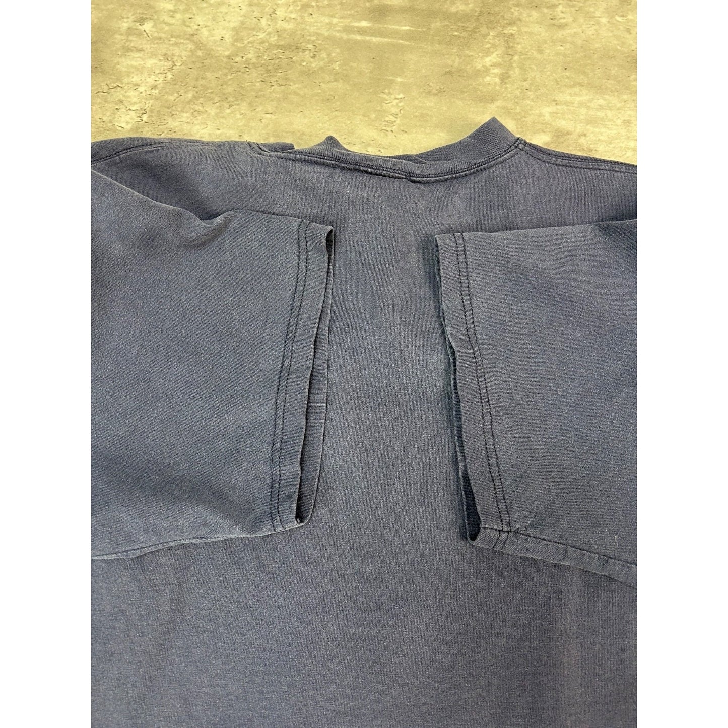 Vintage Michigan Wolverines NCAA Crest Graphic T-Shirt Size XL Blue