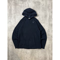 Vintage 2000s Youth Nike Embroidered Swoosh Fleece Hooded Sweatshirt Size Medium