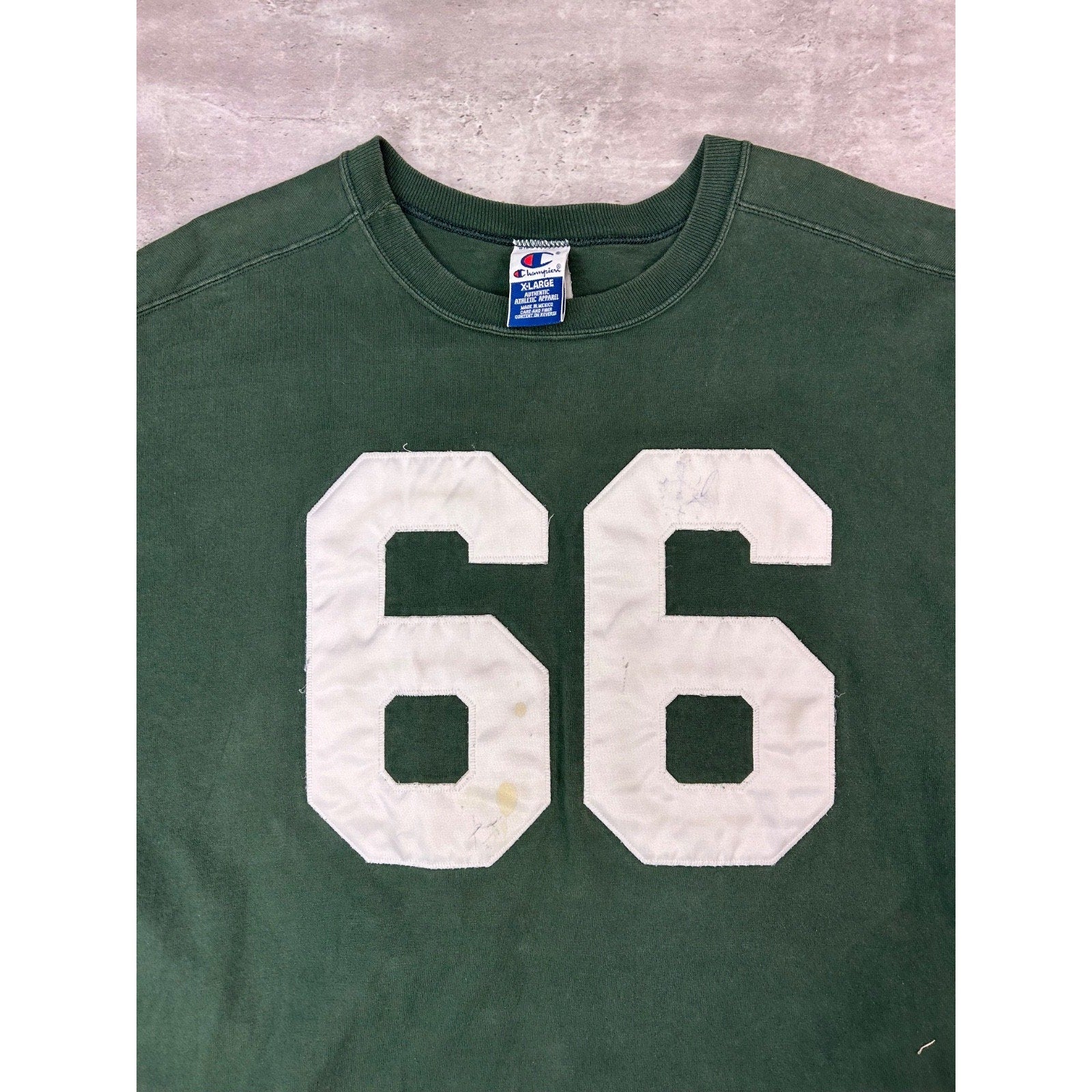 Vintage 90s Phillip Nitschke #66 Green Bay Packers NFL Jersey Sweatshirt Size XL