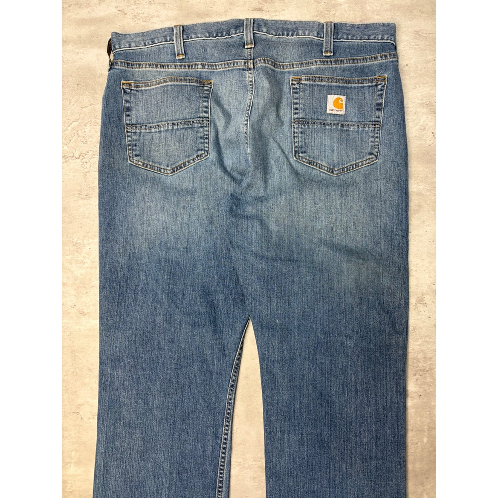 Carhartt Relaxed Fit Medium Wash Denim Workwear Pants Size 38