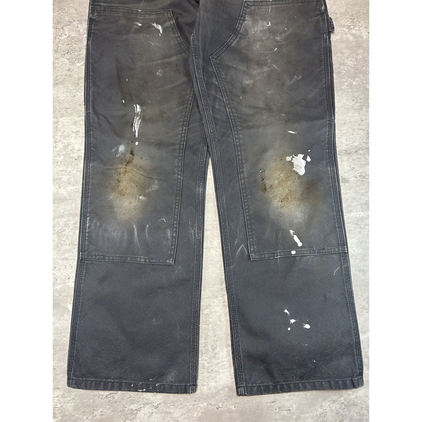 Carhartt Relaxed Fit Canvas Workwear Double Knee Carpenter Pants Size 33