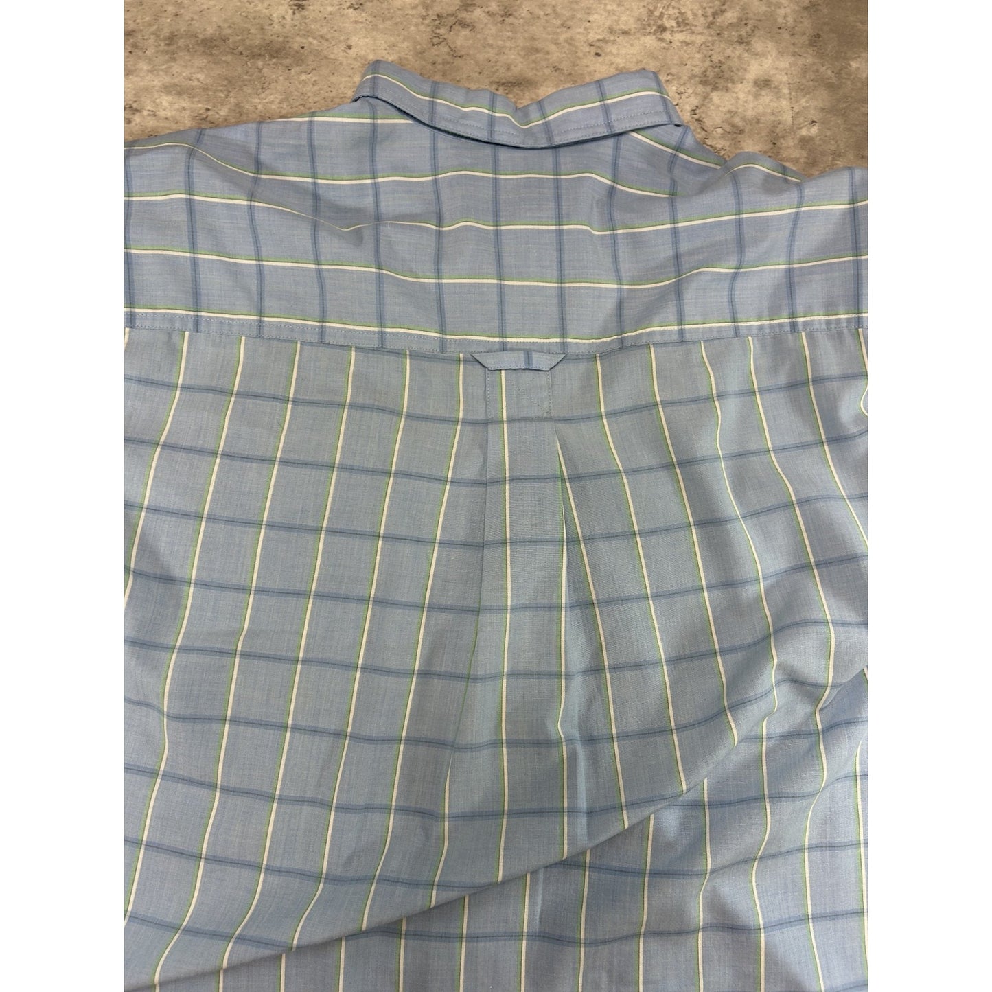 VTG 80s Levis Silver Label Checkered Reworked Cropped Button Up Shirt Sz Medium