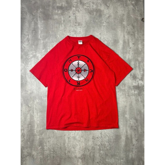 Vintage 2002 Rush Vapor Trails Tour Graphic Rock Music T-shirt Size XL