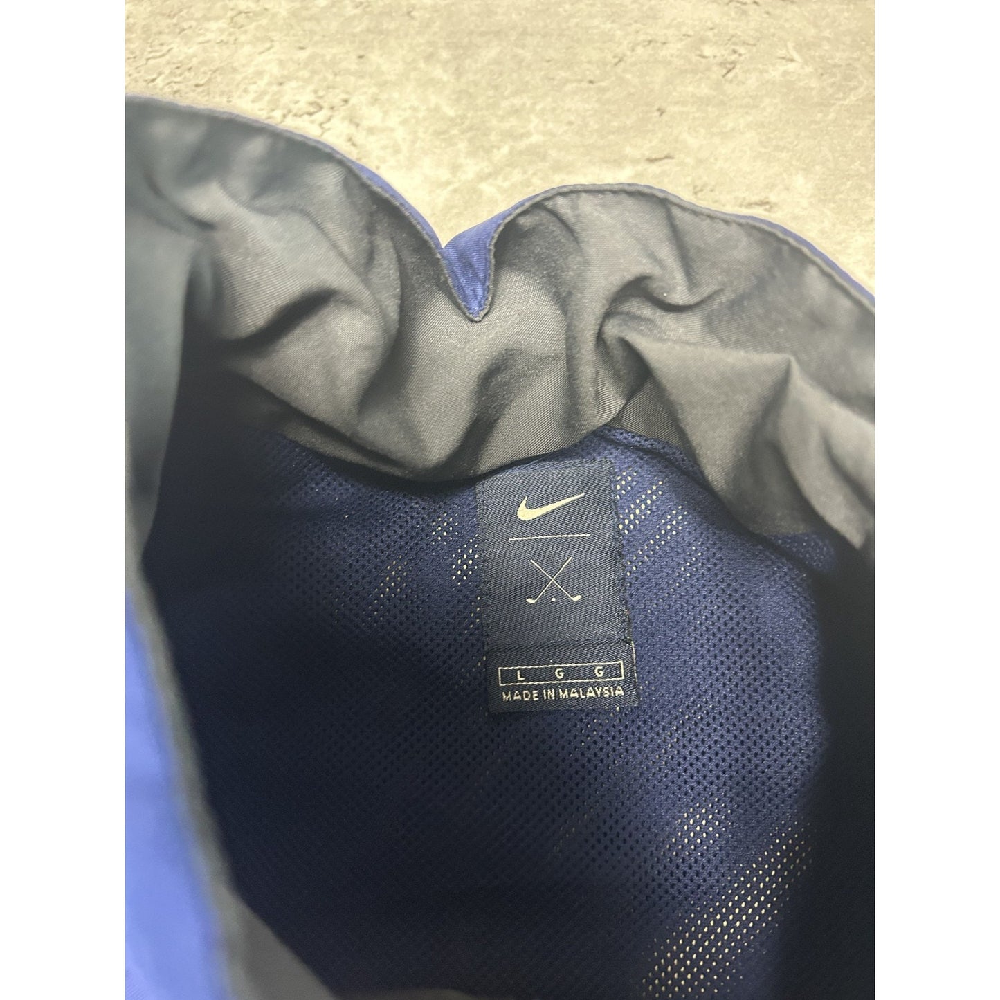 Vintage 2000s Nike Embroidered Swoosh Insulated Full Zip Jacket Size Large