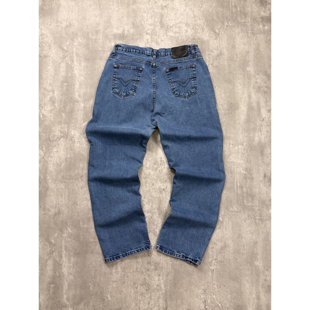Vintage 90s Harley Davidson Medium Wash Denim Pants Size 33