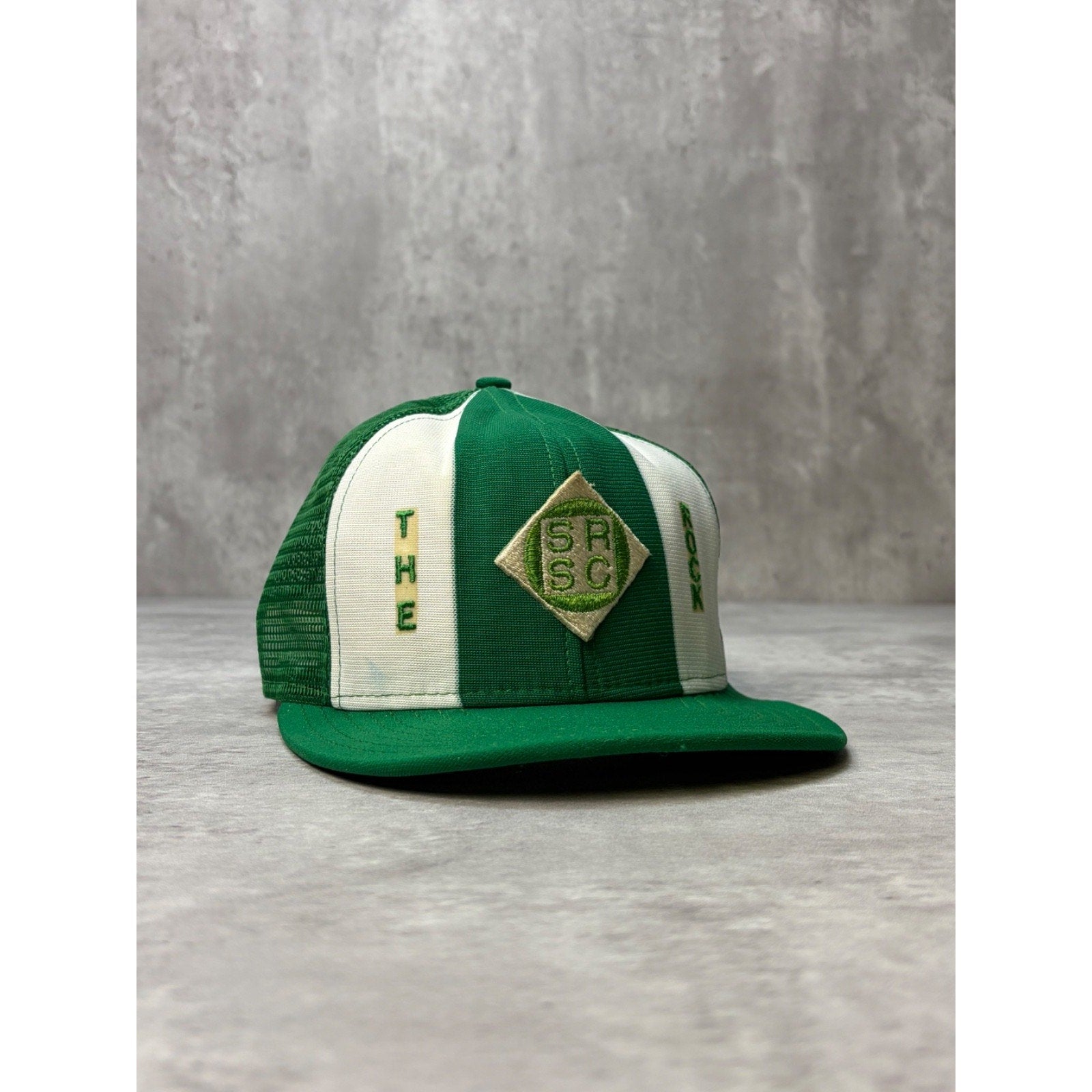 Vintage SRSC The Rock Two Tone Trucker Snapback Hat OSFA