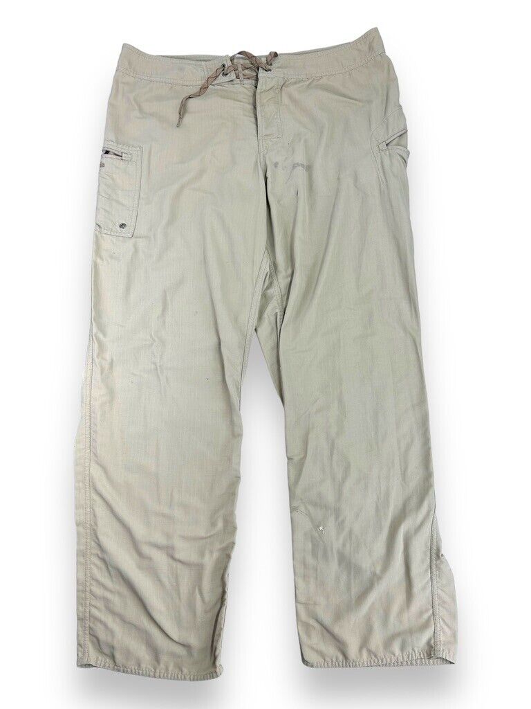 Vintage Patagonia Nylon Ripstop Hiking Pants Size 38 Beige