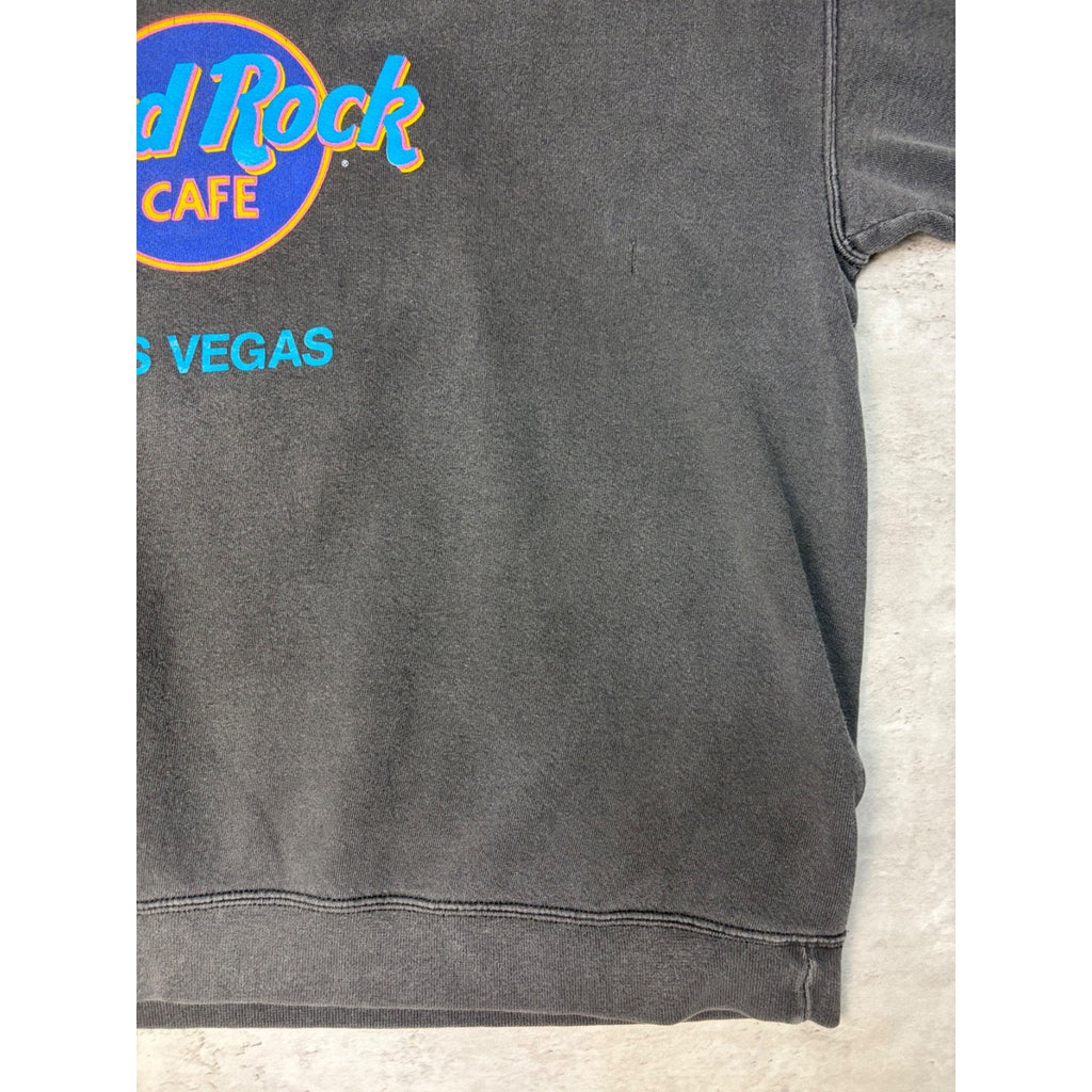 Vintage 90s Hard Rock Cafe Las Vegas Destination Graphic Sweatshirt Size XL