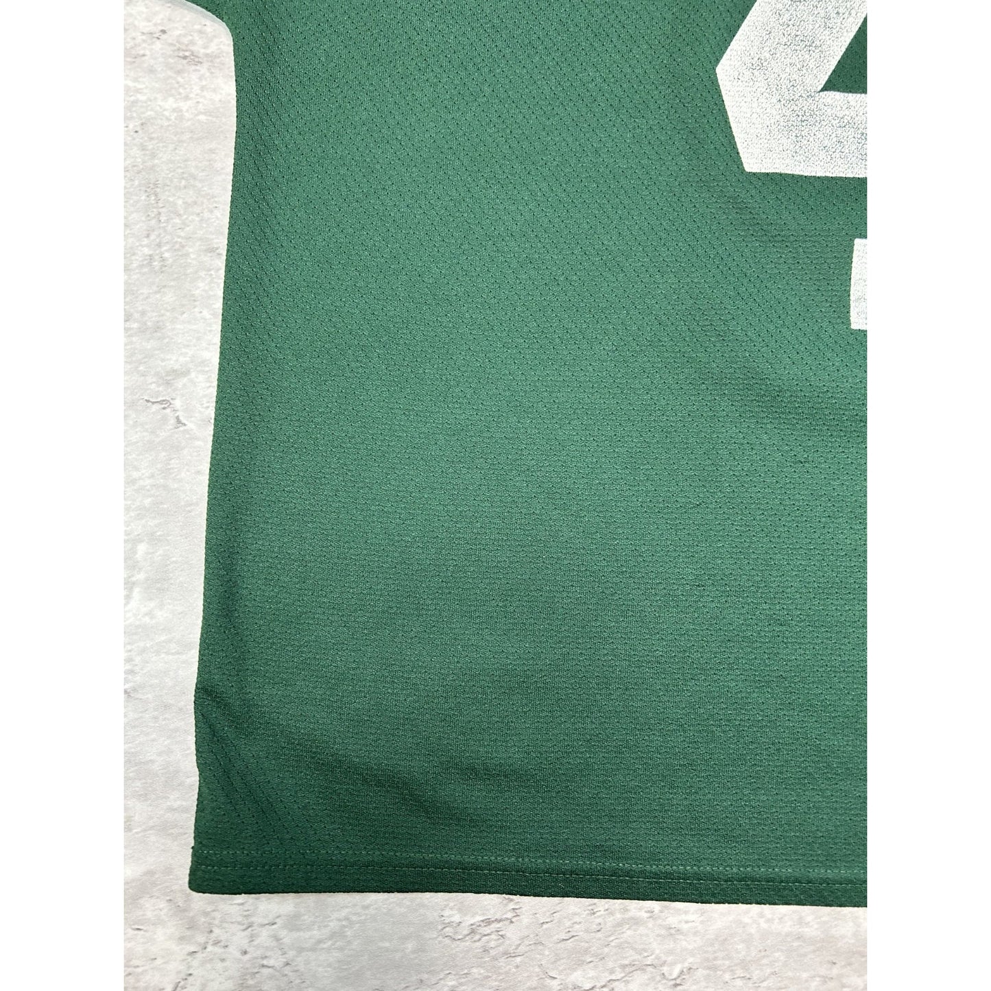 Vintage 90s Brett Favre #4 Green Bay Packers NFL Logo 7 Jersey Size Large Green