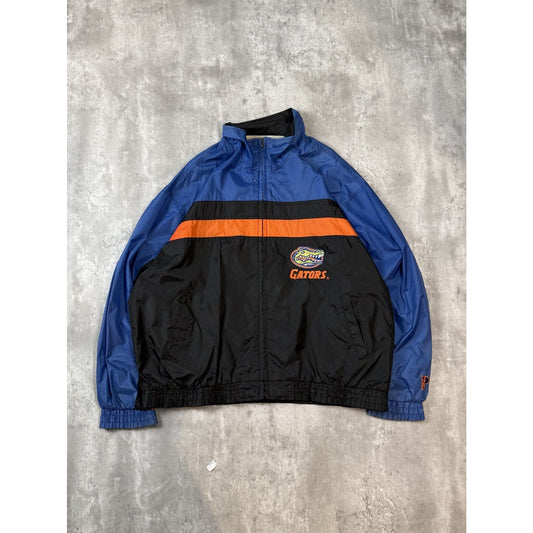 Vintage 90s Florida Gators NCAA Embroidered Logo Nylon Windbreaker Jacket Sz XL