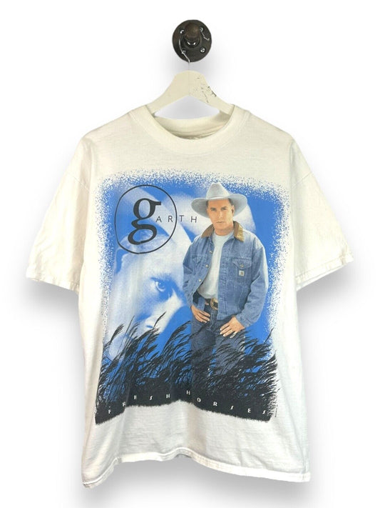 Vintage 1996 Garth Brooks Fresh Horses Country World Tour T-Shirt Size Large