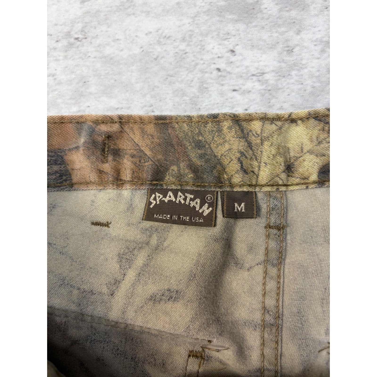 Vintage Spartan Advantage Timber Tree Camo Hunting Cargo Pants Size 33