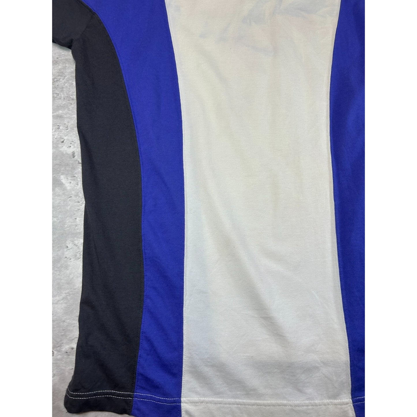 Vintage 90s Nike Embroidered Swoosh 1/4 Zip Jersey Style T-Shirt Size Small