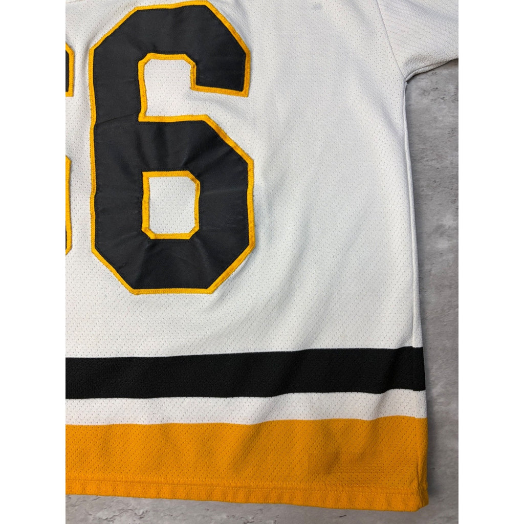 Vintage 90s Mario Lemieux #66 Pittsburgh Penguins NHL CCM Maska Jersey Size 2XL