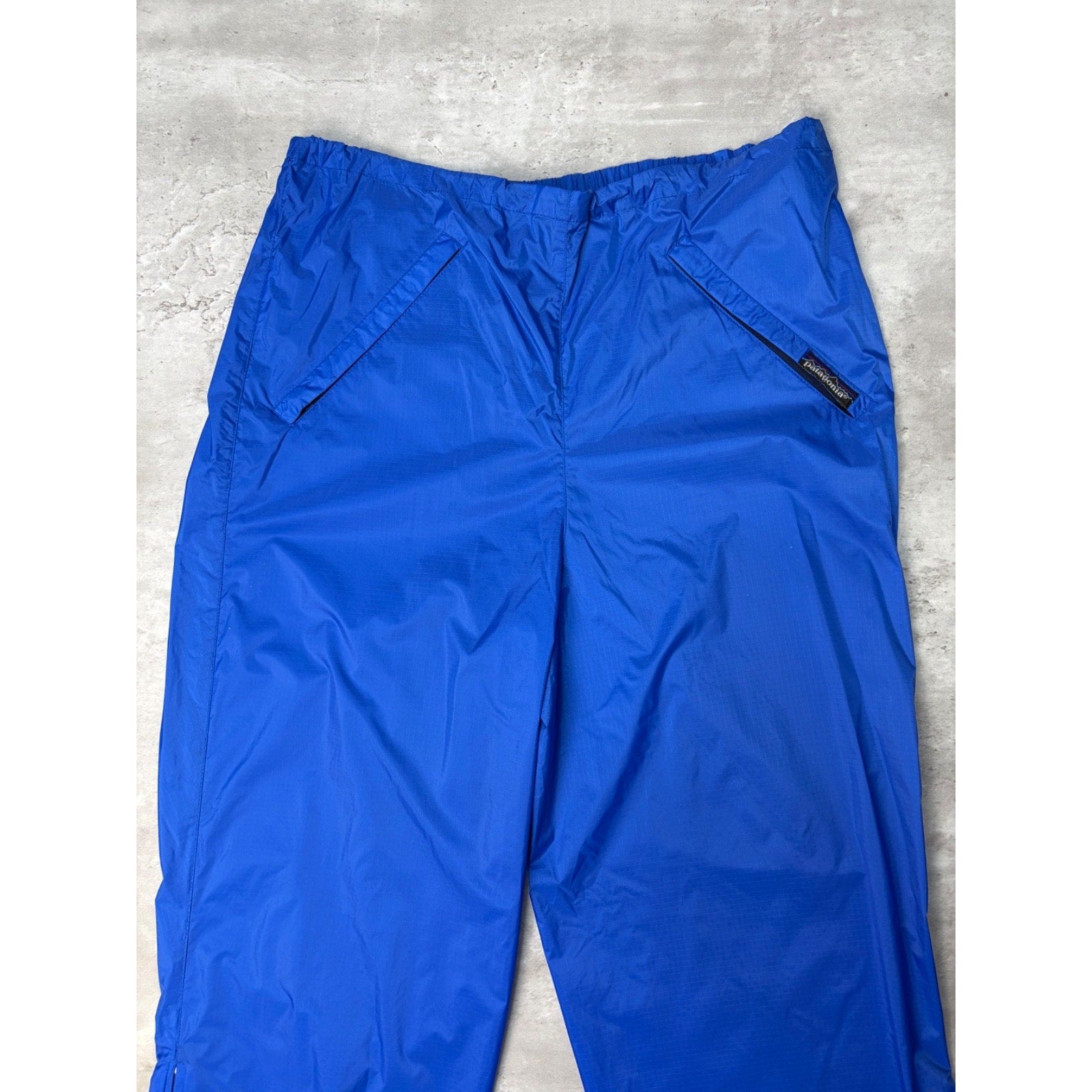 Vintage 80s/90s Patagonia Blue Nylon Track Pants Size Medium