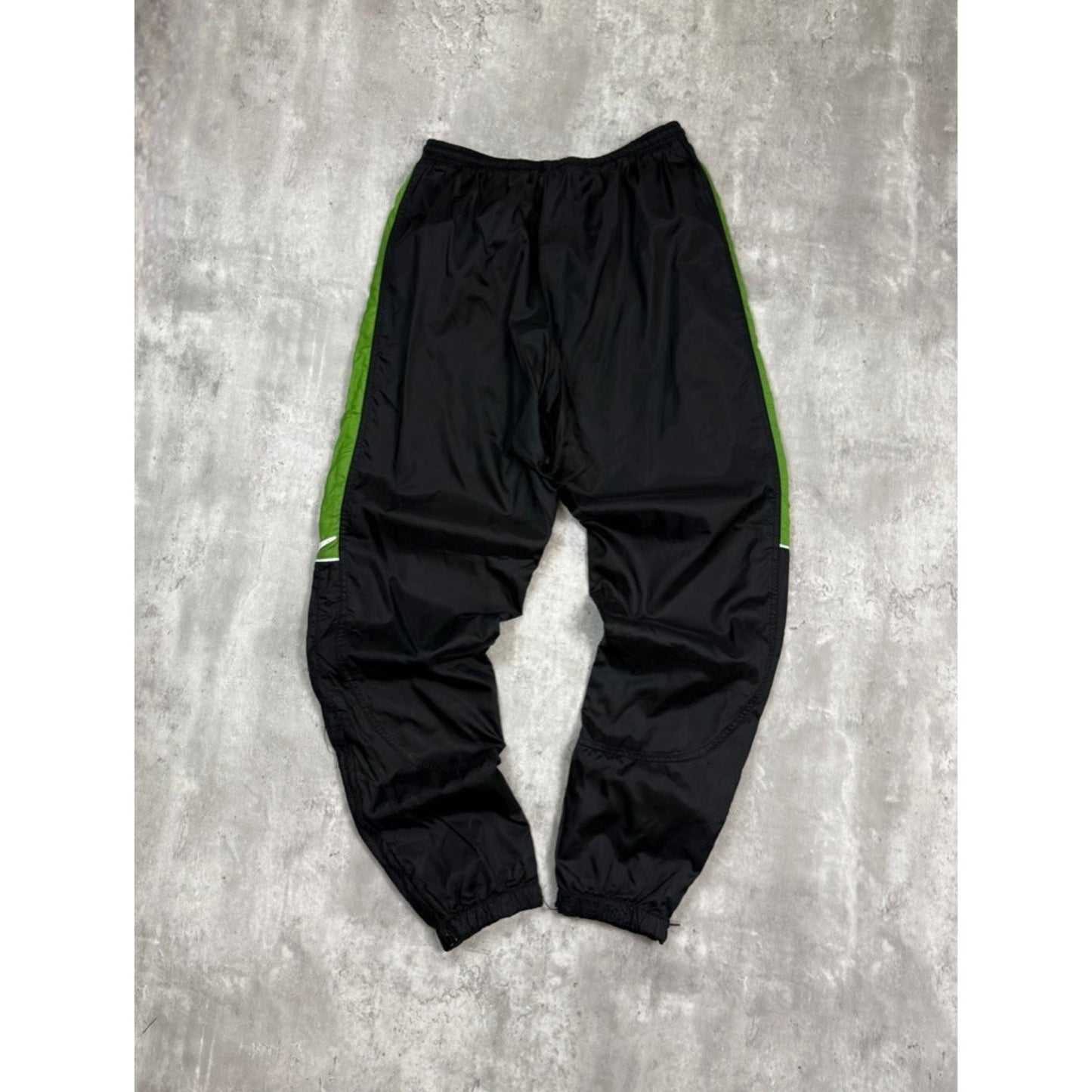 Vintage 90s Nike Embroidered Swoosh Nylon Track Pants Size Small