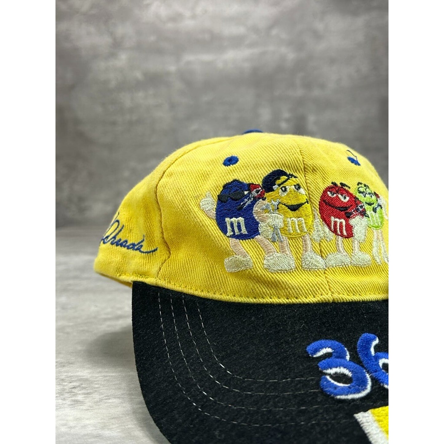 Vintage Ken Schrader #36 M&M Nascar Embroidered Hat Strapback Hat OSFA