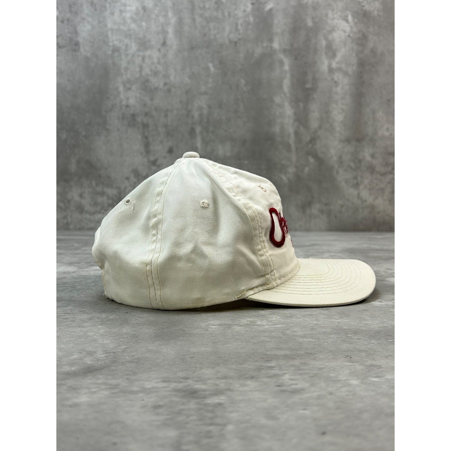 Vintage 90s Oklahoma Sooners NCAA Script Snapback Hat OSFA